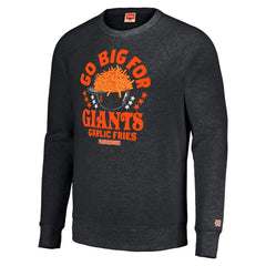 San Francisco Giants MLB x Guy Fieri’s Flavortown Unisex Tri-Blend Pullover Sweatshirt - Charcoal Pullover
