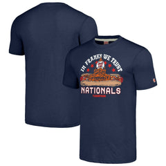 Washington Nationals MLB x Guy Fieri’s Flavortown Unisex Tri-Blend T-Shirt - Navy T-shirts