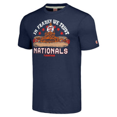 Washington Nationals MLB x Guy Fieri’s Flavortown Unisex Tri-Blend T-Shirt - Navy T-shirts