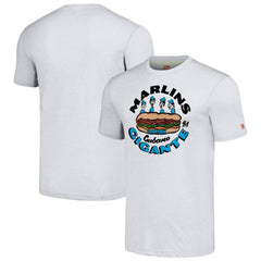 Miami Marlins MLB x Guy Fieri’s Flavortown Unisex Tri-Blend T-Shirt - Ash T-shirts