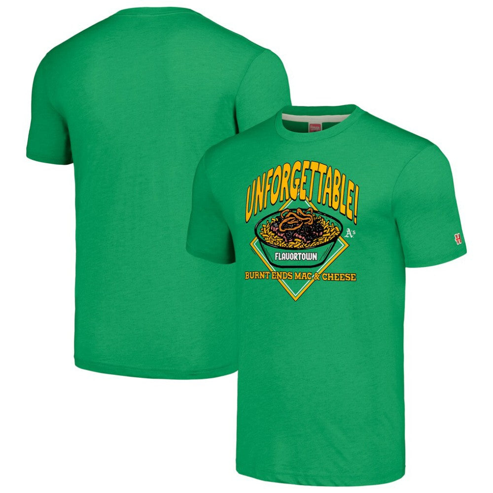 Athletics MLB x Guy Fieri’s Flavortown Unisex Tri-Blend T-Shirt - Green T-shirts
