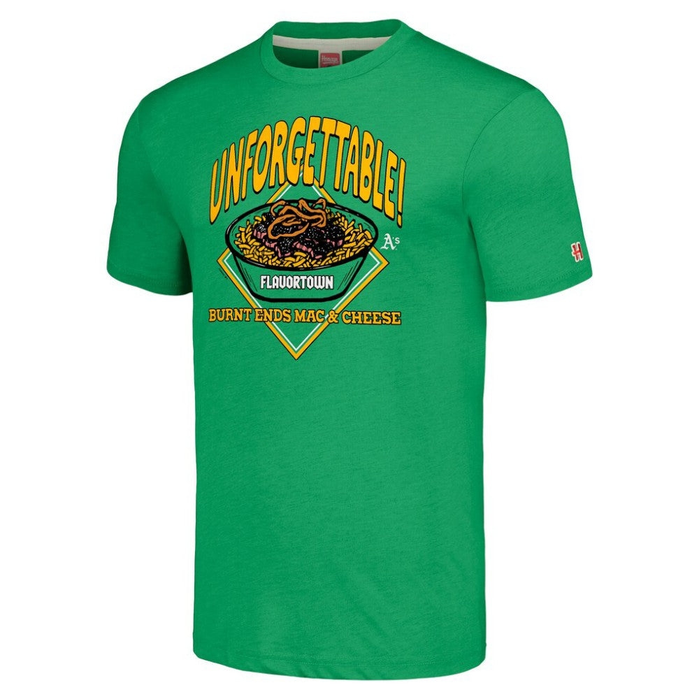 Athletics MLB x Guy Fieri’s Flavortown Unisex Tri-Blend T-Shirt - Green T-shirts