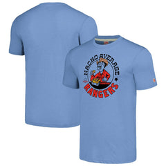 Texas Rangers MLB x Guy Fieri’s Flavortown Unisex Tri-Blend T-Shirt - Light Blue T-shirts