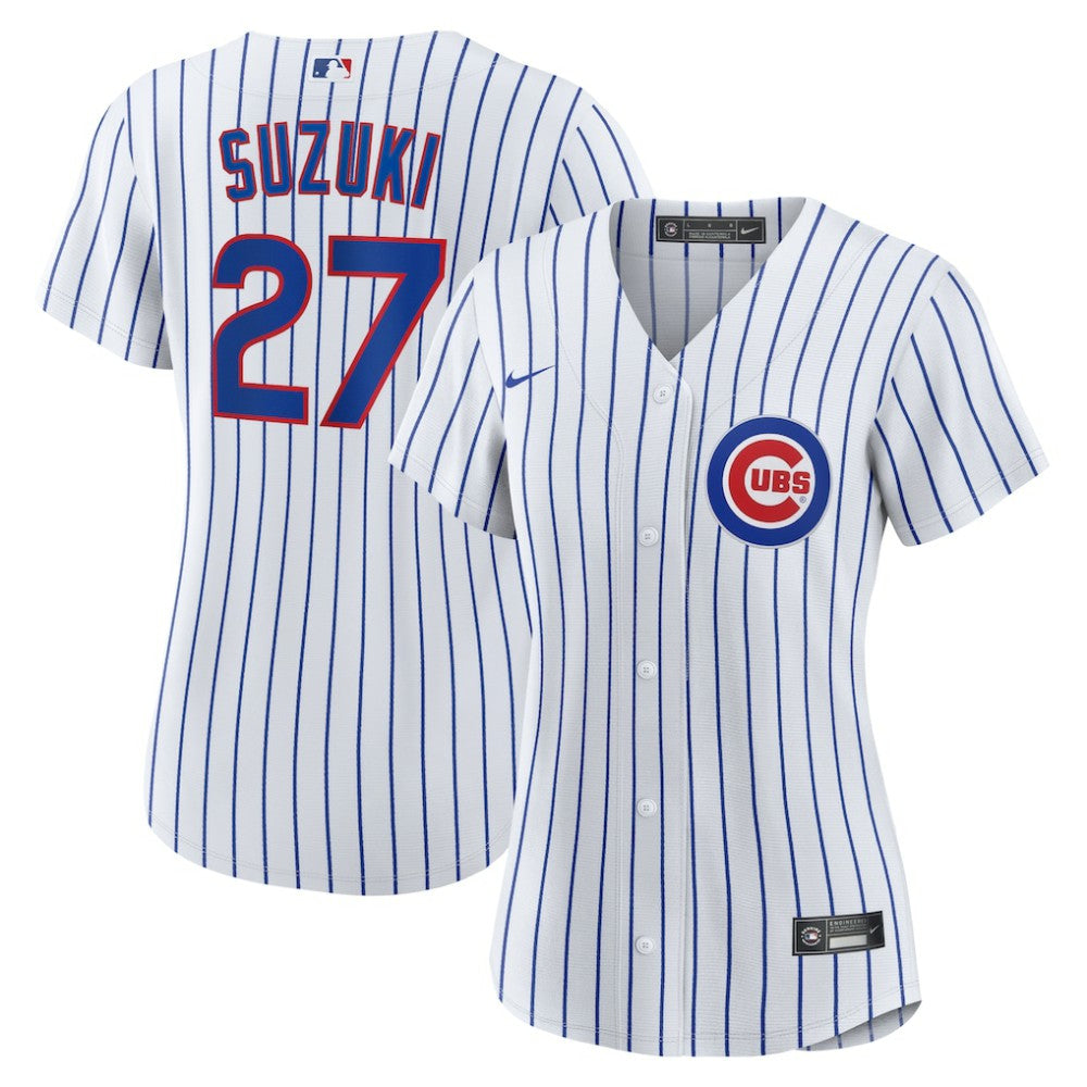 Seiya Suzuki Chicago Cubs Nike Women's Home Replica Jersey - White Jerseys