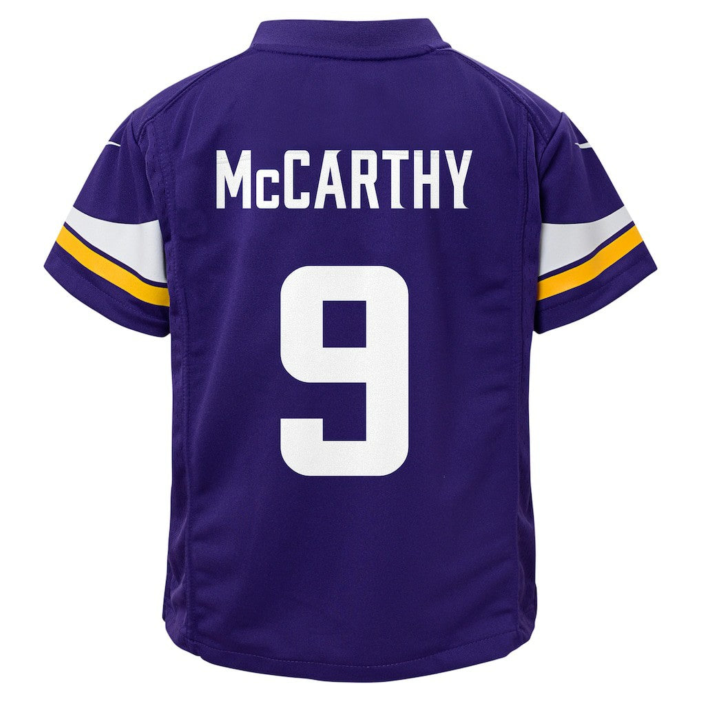 NFL J.J. McCarthy Minnesota Vikings Preschool Player Game Jersey - Purple