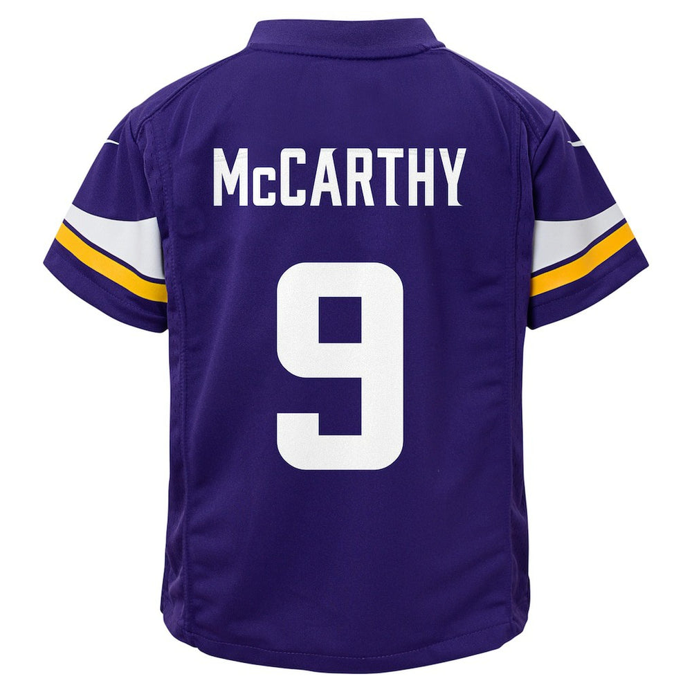 NFL J.J. McCarthy Minnesota Vikings Preschool Player Game Jersey - Purple