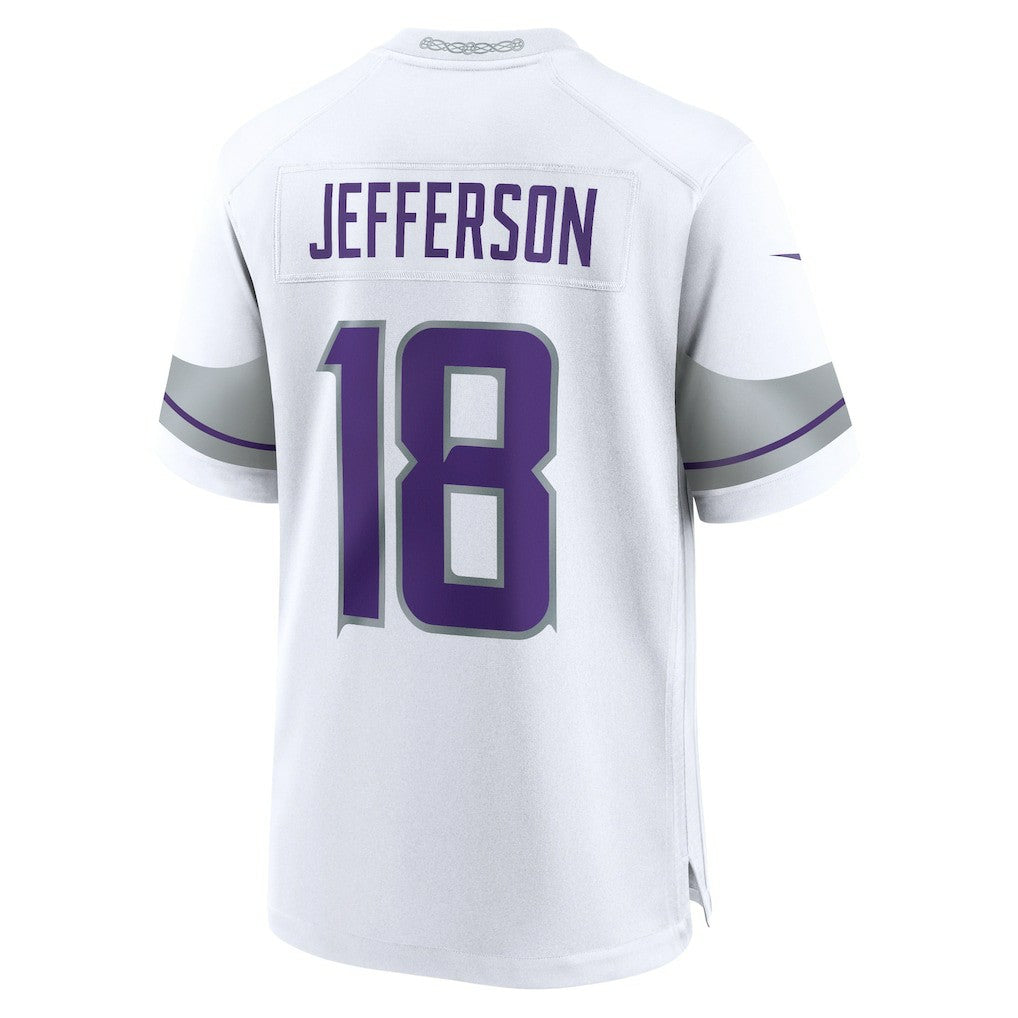NFL Justin Jefferson Minnesota Vikings Youth Game Jersey - White