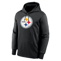 T.J. Watt Pittsburgh Steelers Player Name & Number Therma Hoodie Black