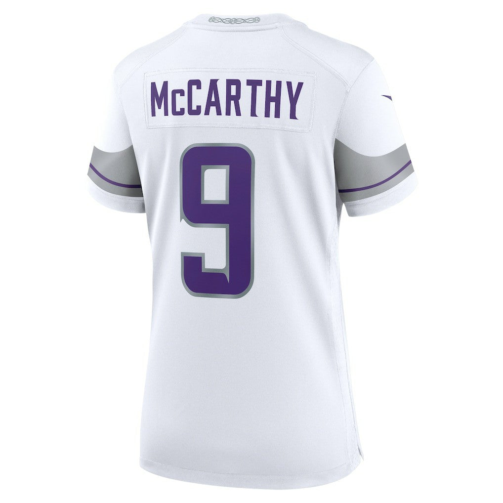 NFL J.J. McCarthy Minnesota Vikings Women's Alternate Game Player Jersey - White
