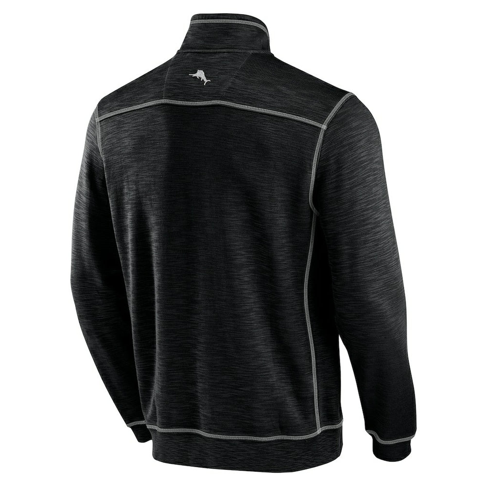 Miami Dolphins Big & Tall Tobago Bay Half-Zip Sweatshirt Black