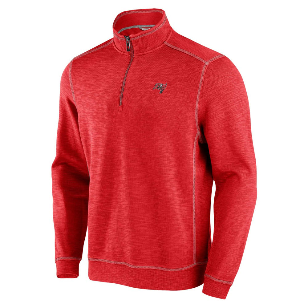 Tampa Bay Buccaneers Big & Tall Tobago Bay Half-Zip Sweatshirt Red