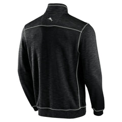 Miami Dolphins Tobago Bay Tri-Blend Half-Zip Sweatshirt Black