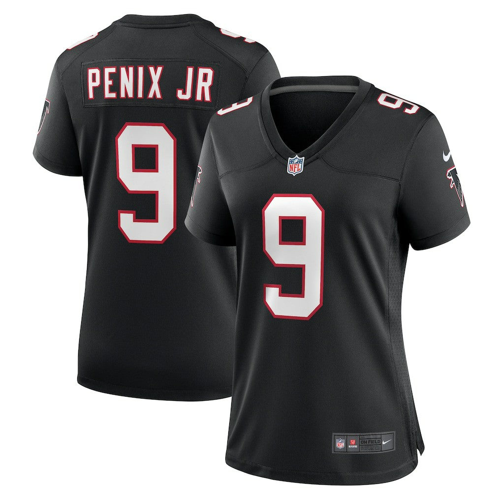 Michael Penix Jr. Atlanta Falcons Women's Alternate Game Jersey Black