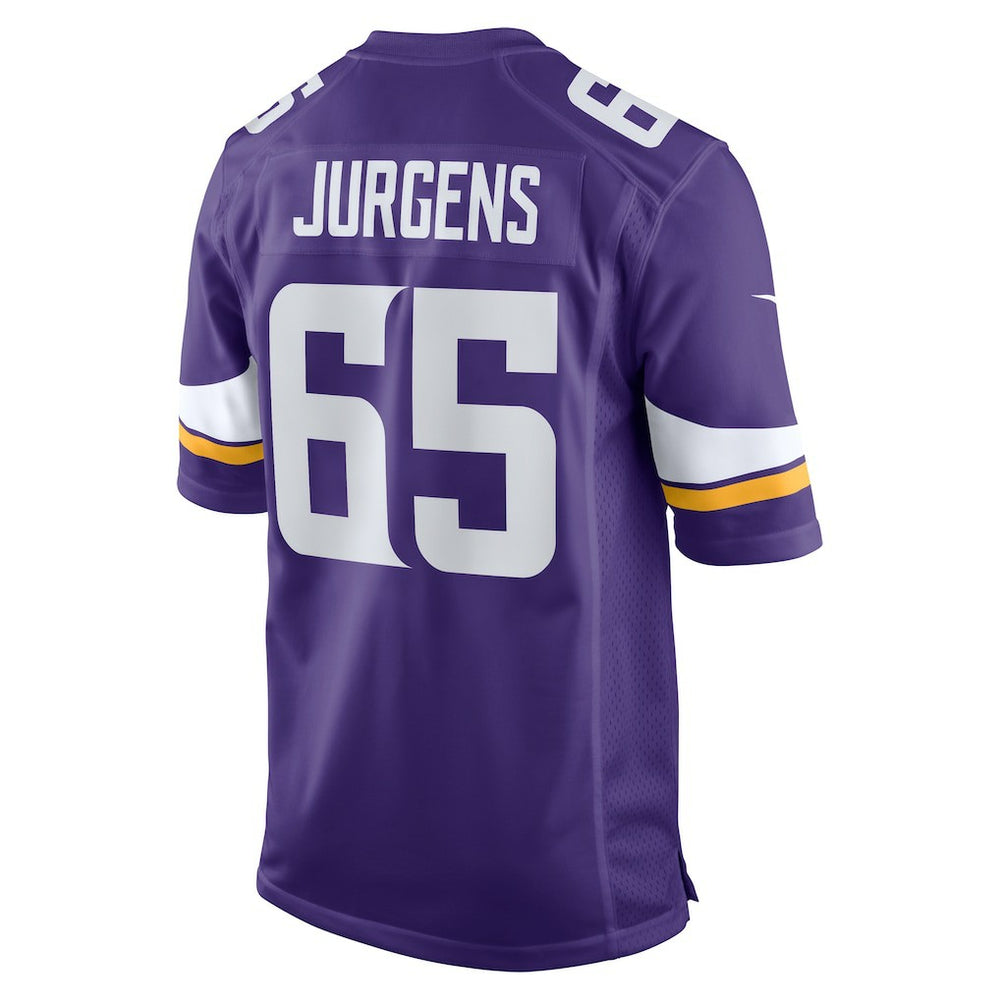 NFL Michael Jurgens Minnesota Vikings Game Jersey - Purple