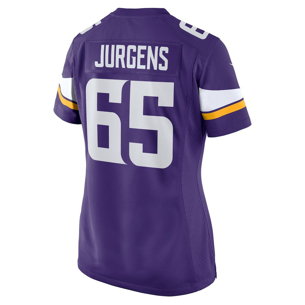 NFL Michael Jurgens Minnesota Vikings Women's Game Jersey - Purple