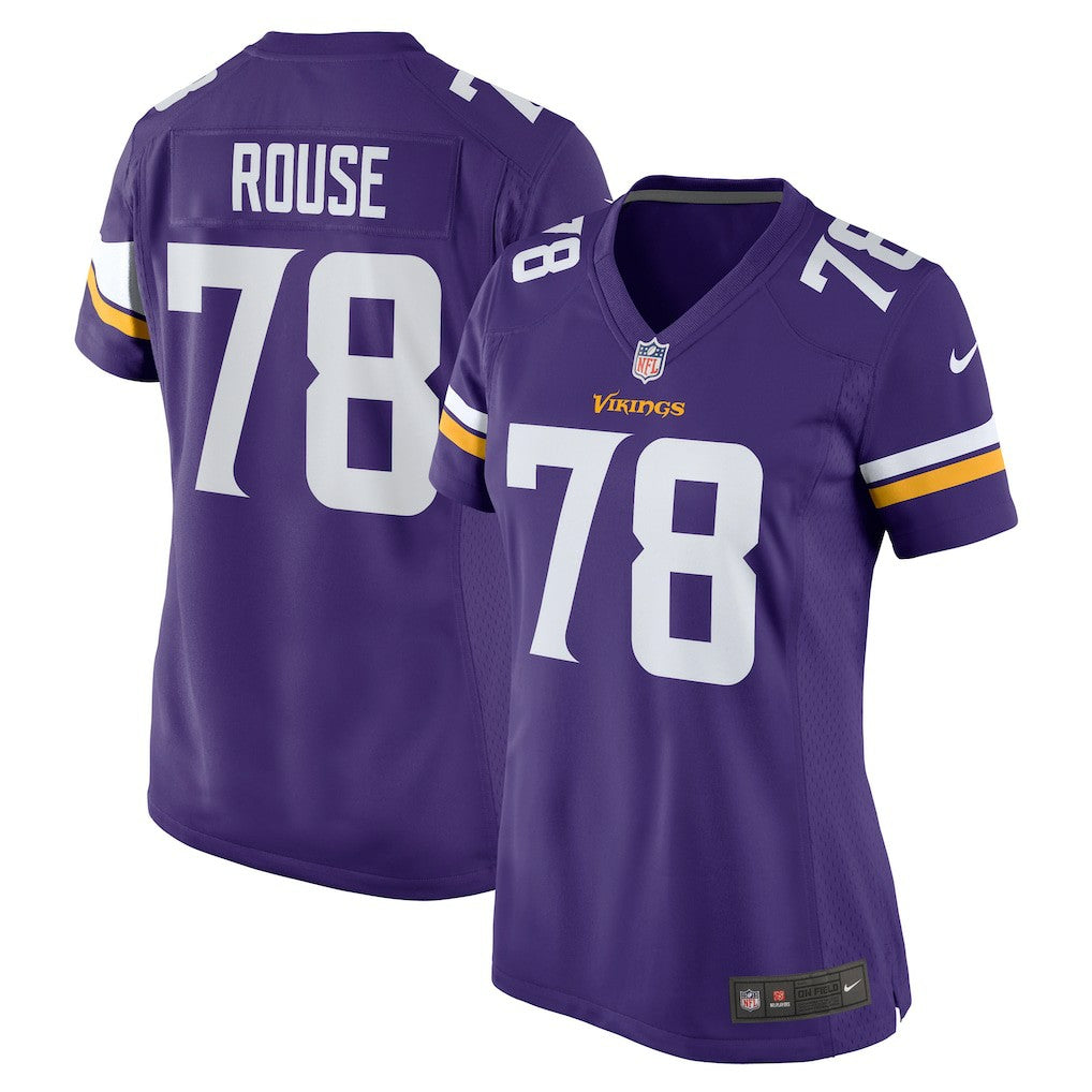 NFL Walter Rouse Minnesota Vikings Women's Game Jersey - Purple