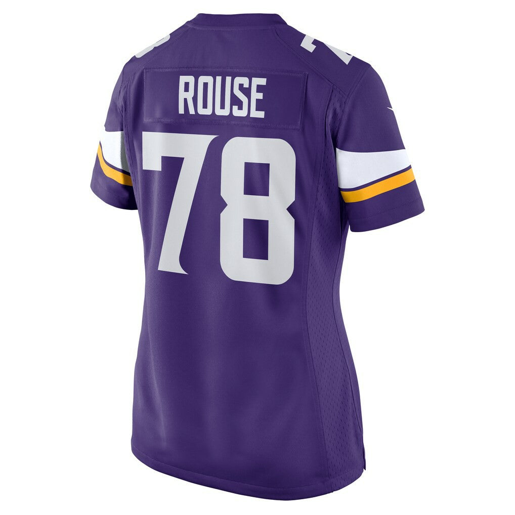 NFL Walter Rouse Minnesota Vikings Women's Game Jersey - Purple