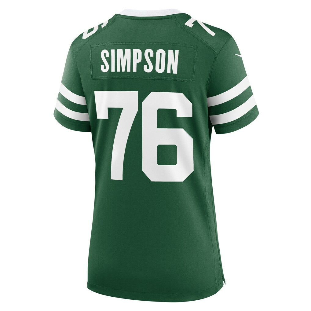 John Simpson New York Jets Women's Game Jersey Legacy Green