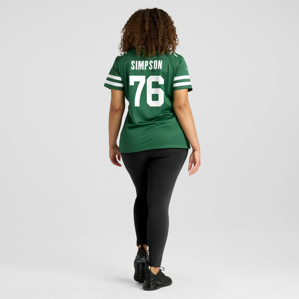 John Simpson New York Jets Women's Game Jersey Legacy Green
