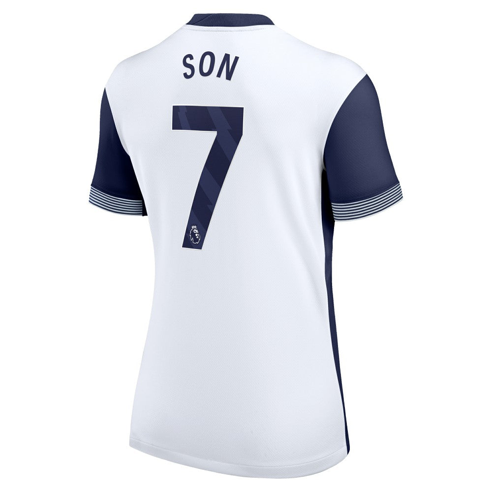 Son Heung-Min Tottenham Hotspur Women's 2024/25 Home Replica Player Jersey White