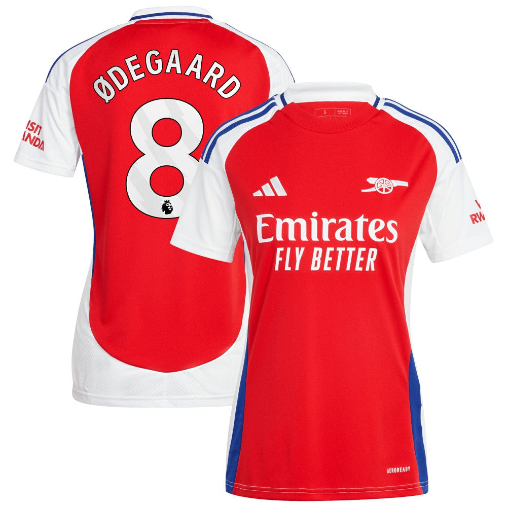 Martin Odegaard Arsenal Women's 2024/25 Home Replica Player Jersey – Red sale