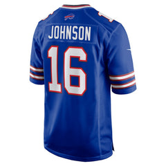 Xavier Johnson Buffalo Bills Game Jersey Royal