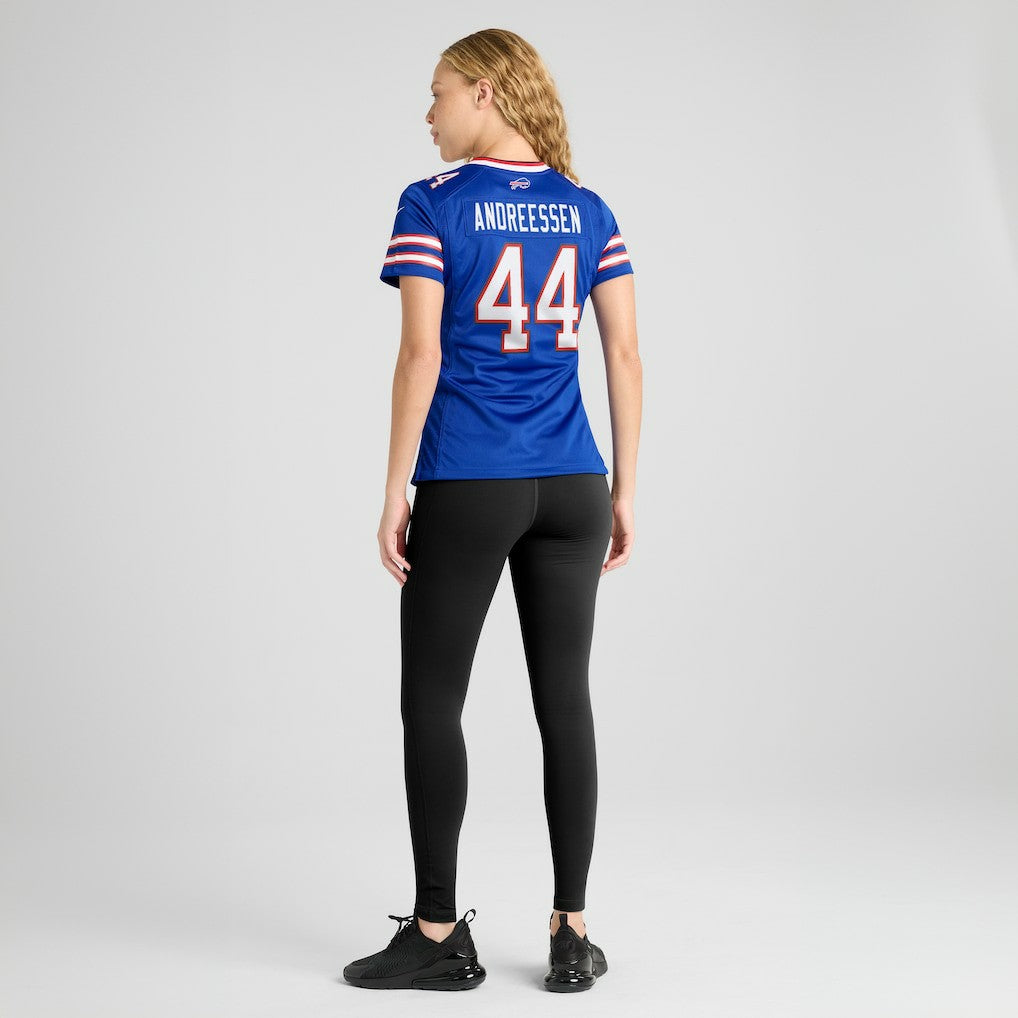 Joe Andreessen Buffalo Bills Women's Game Jersey Royal