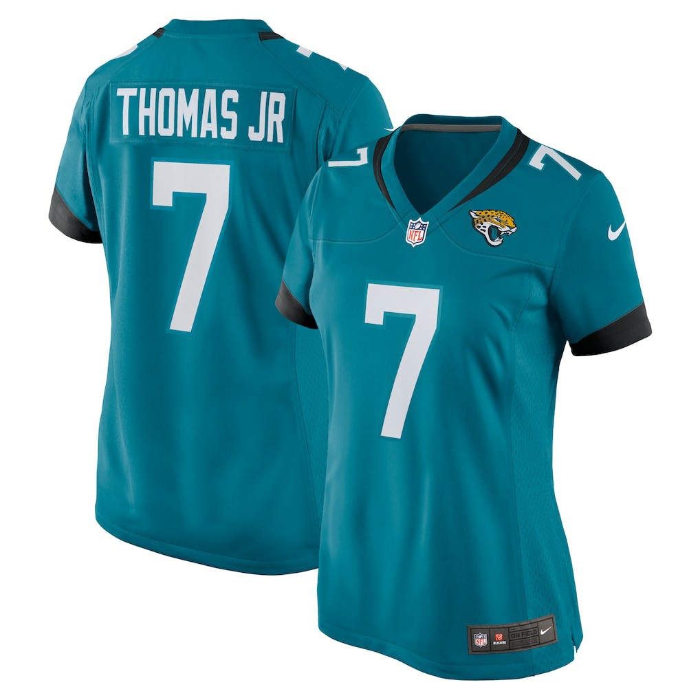 Brian Thomas Jr. Jacksonville Jaguars Women's Game Jersey Teal