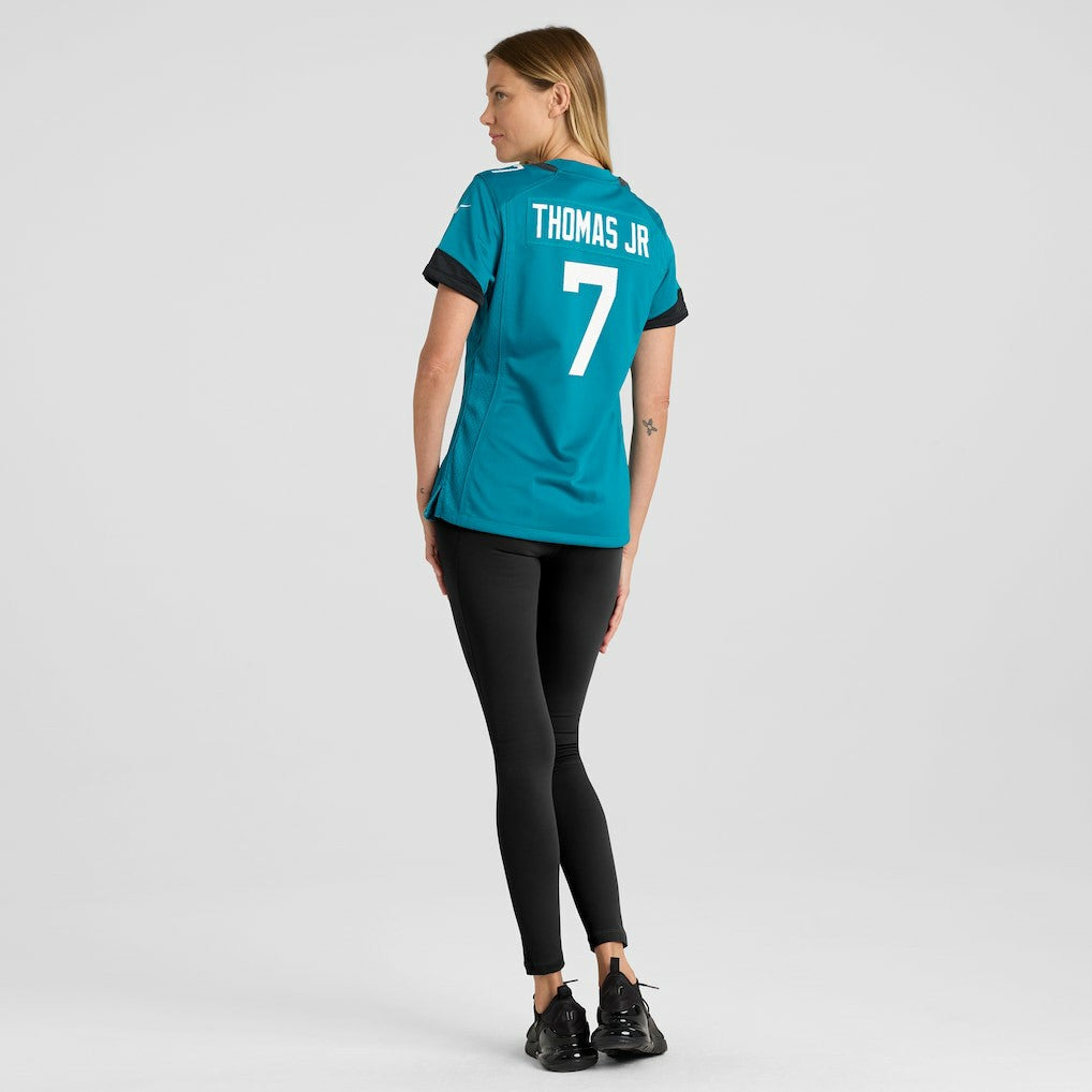 Brian Thomas Jr. Jacksonville Jaguars Women's Game Jersey Teal