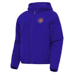 Chicago Cubs Antigua Women's Universe Full-Zip Hoodie Jacket - Royal Jackets