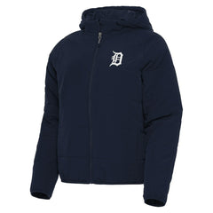 Detroit Tigers Antigua Women's Universe Full-Zip Hoodie Jacket - Navy Jackets