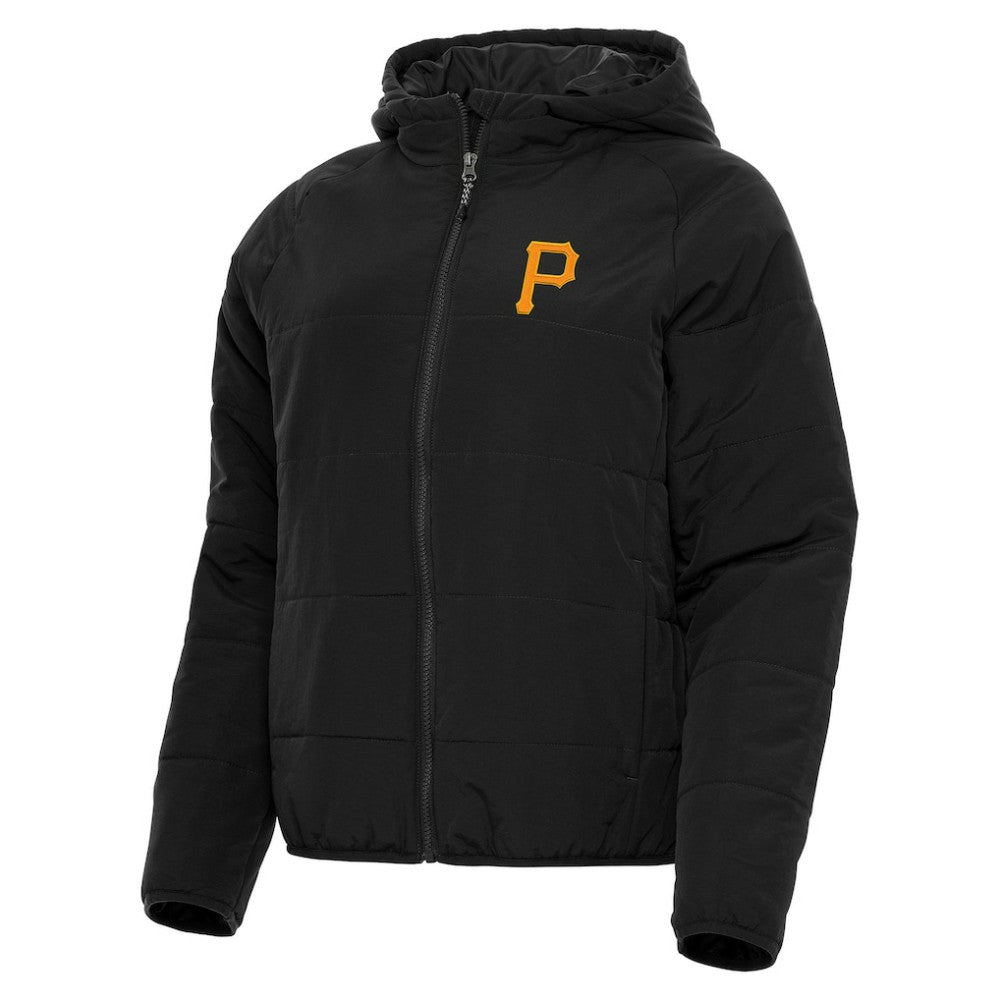 Pittsburgh Pirates Antigua Women's Universe Full-Zip Hoodie Jacket - Black Jackets
