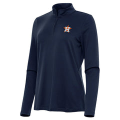 Houston Astros Antigua Women's Reprocess Quarter-Zip Top - Navy Tops