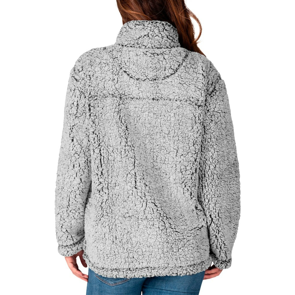 New York Jets G-III 4Her by Carl Banks Women's Sherpa Full-Zip Jacket Gray