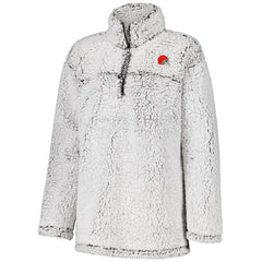 Cleveland Browns G-III 4Her by Carl Banks Women's Sherpa Full-Zip Jacket Gray