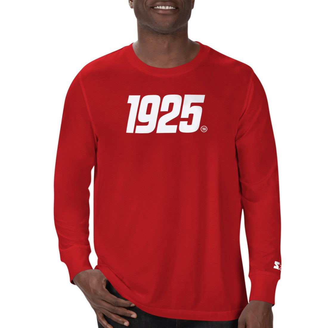 New York Giants Starter 1925 Collection Long Sleeve T-Shirt Red