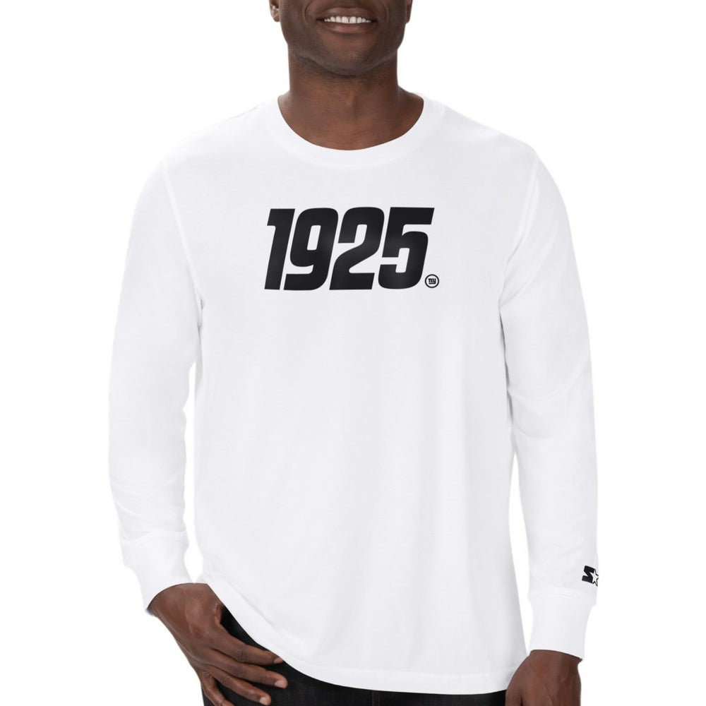 New York Giants Starter 1925 Collection Long Sleeve T-Shirt White