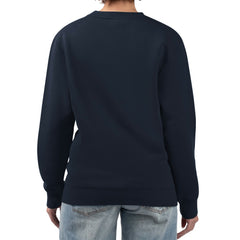 Cleveland Guardians G-III 4Her by Carl Banks Women's Leopard Heart Pullover Sweatshirt - Navy Pullover