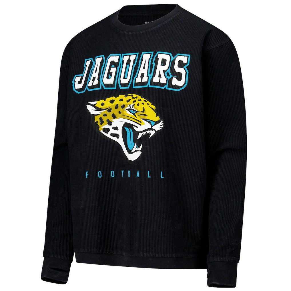 Jacksonville Jaguars G-III 4Her by Carl Banks Women's Comfy Cord Pullover Sweatshirt Black