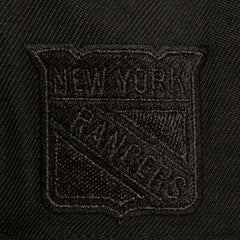 NHL New York Rangers Mitchell & Ness Soul Strike Pearl Tonal Snapback Hat - Black