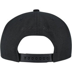 NHL Pittsburgh Penguins Mitchell & Ness Soul Strike Pearl Tonal Snapback Hat - Black