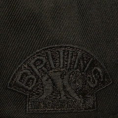 NHL Boston Bruins Mitchell & Ness Soul Strike Pearl Tonal Snapback Hat - Black