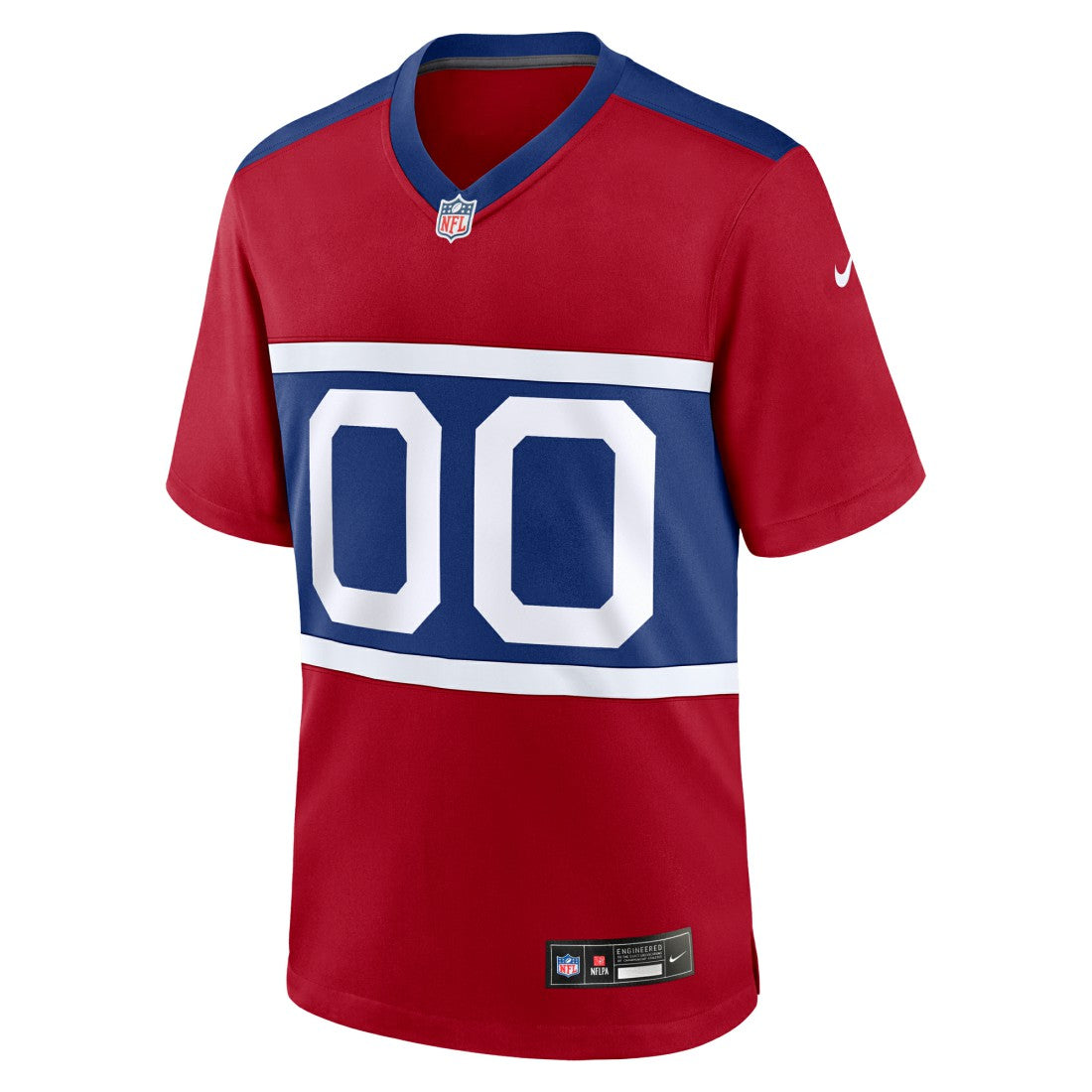 New York Giants Alternate Game Custom Jersey Century Red