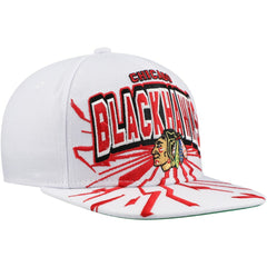 NHL Chicago Blackhawks Mitchell & Ness Youth After Shock Snapback Hat - White