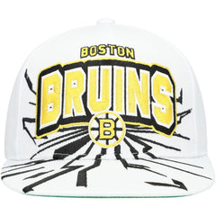 NHL Boston Bruins Mitchell & Ness Youth After Shock Snapback Hat - White