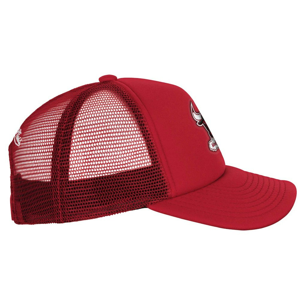Chicago Bulls Youth Core Evergreen Trucker Adjustable Hat Red
