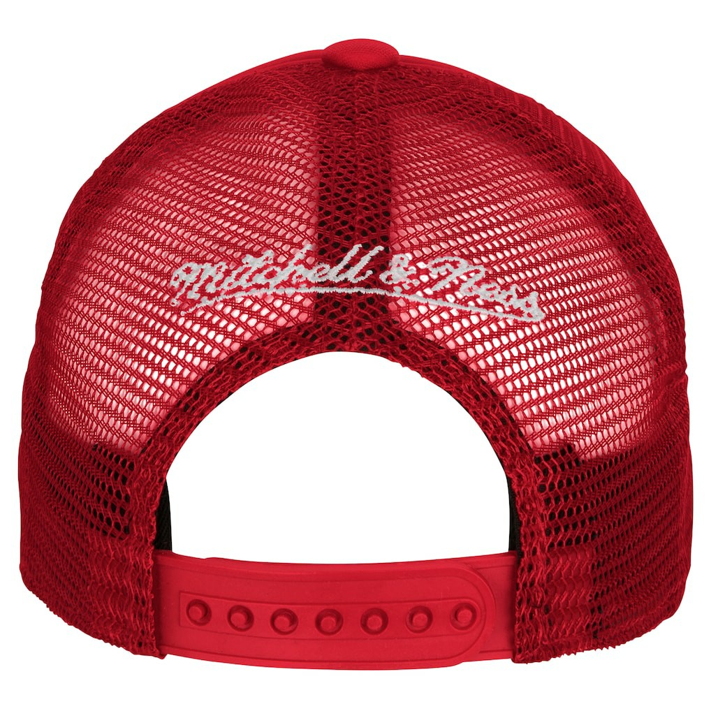 Philadelphia 76ers Youth Core Evergreen Trucker Adjustable Hat Red