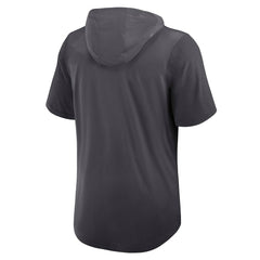 Dallas Cowboys Tri-Blend Performance Hoodie T-Shirt Anthracite