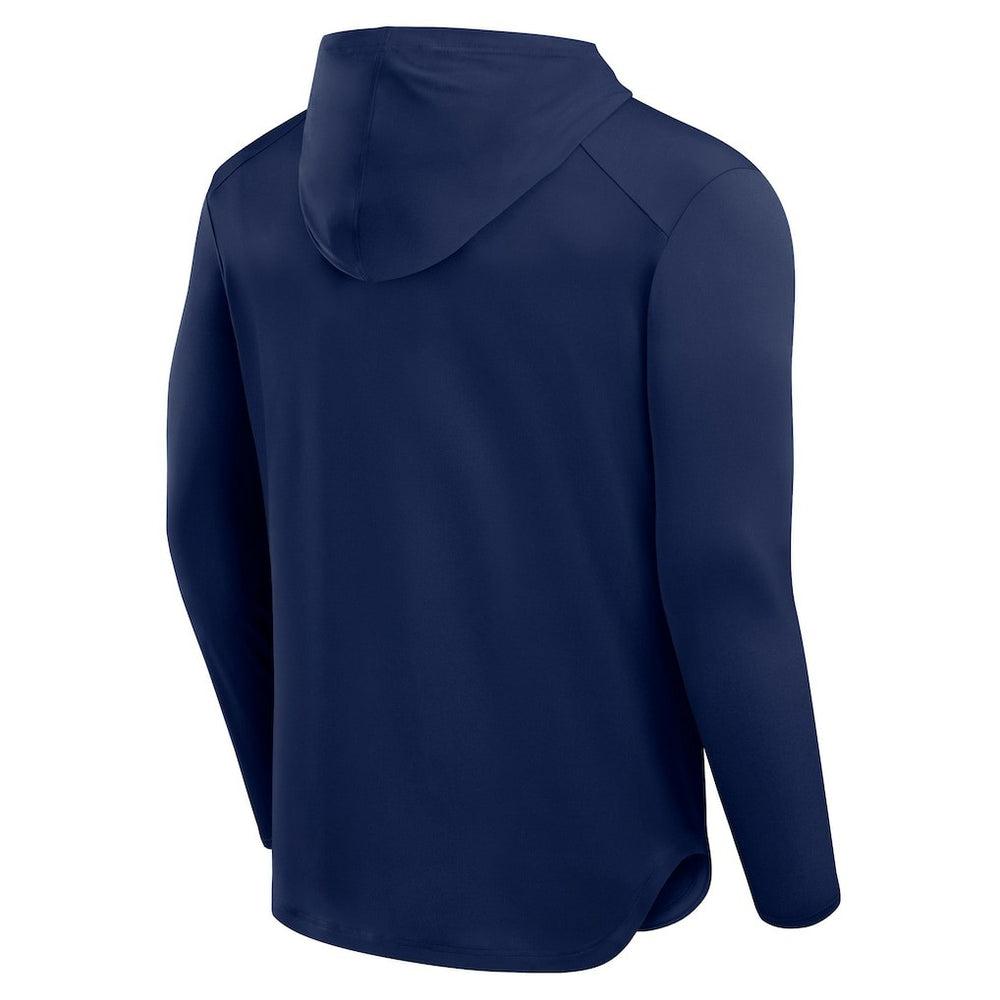 Dallas Cowboys Front Office Power Mono Long Sleeve Hoodie T-Shirt Navy