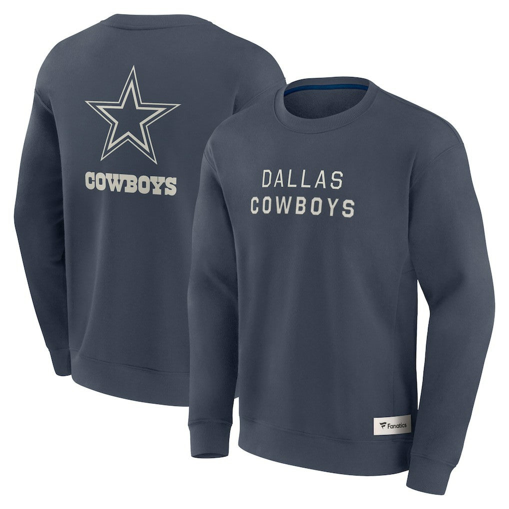 Dallas Cowboys Elements Future Ground Lettering Pullover Sweatshirt Navy